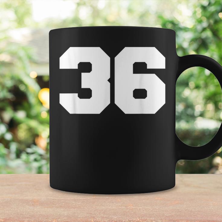 ナンバー36 スポーツジャージプレーヤー 36 ファンフロントプリント 代表チーム コーヒーマグ ギフトのアイデア