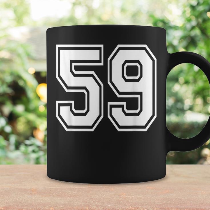 ナンバー59 59歳の誕生日ギフト選手チーム番号入りジャージ コーヒーマグ ギフトのアイデア