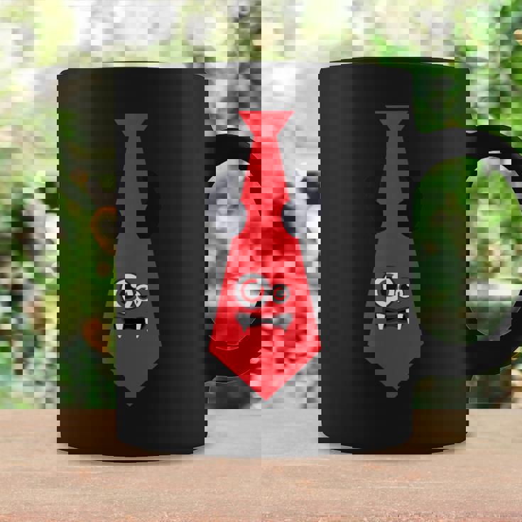 ハロウィン ネクタイ 漫画 モンスター 赤 面白い コーヒーマグ ギフトのアイデア