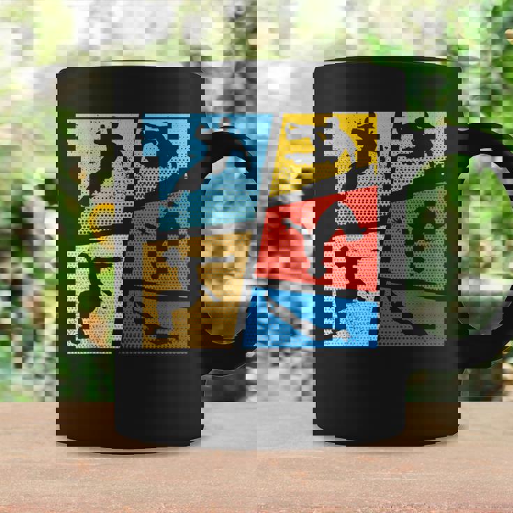 パルクール ヴィンテージ フリーランニングパルクール ランナー パルクール コーヒーマグ ギフトのアイデア