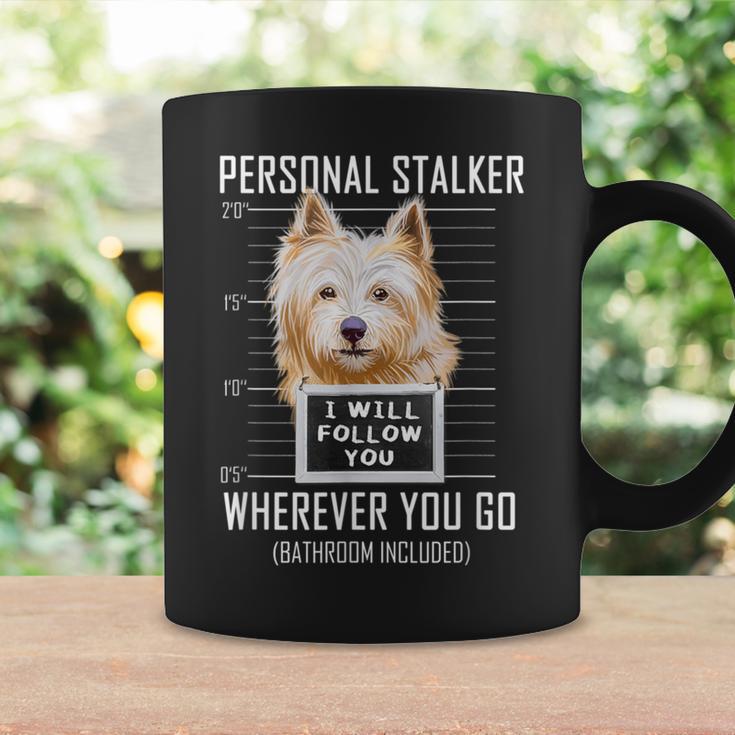 パーソナルストーカー犬ノーリッチテリア私はあなたに従います Norwich Terrier Dog コーヒーマグ ギフトのアイデア
