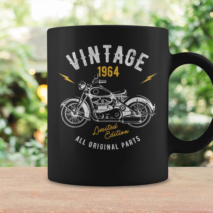 ビンテージ 1964 モーターサイクル バイカー 60歳の誕生日 コーヒーマグ ギフトのアイデア