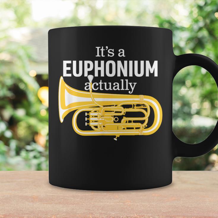 ブラスバンドのユーフォニアム奏者のための面白いユーフォニアムジョーク「 Euphonium Humour 」 コーヒーマグ ギフトのアイデア