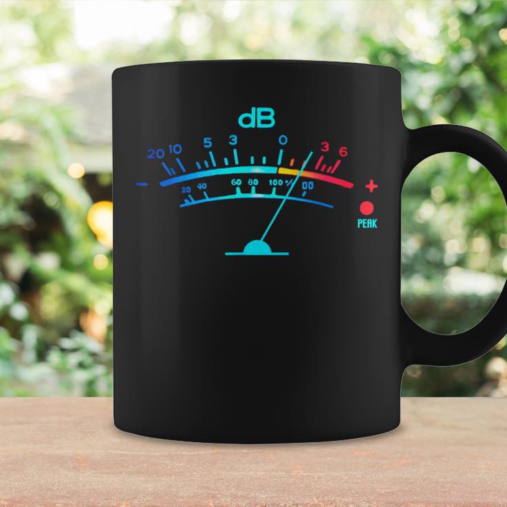 ボリュームvu メーター ビンテージ オーディオ エンジニア レコーディング コーヒーマグ ギフトのアイデア