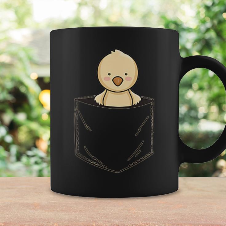 ポケットアニマルかわいいひよこチキンのポケット コーヒーマグ ギフトのアイデア