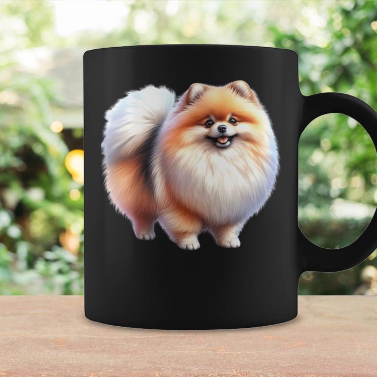 ポメラニアン犬 長袖tシャツ コーヒーマグ ギフトのアイデア