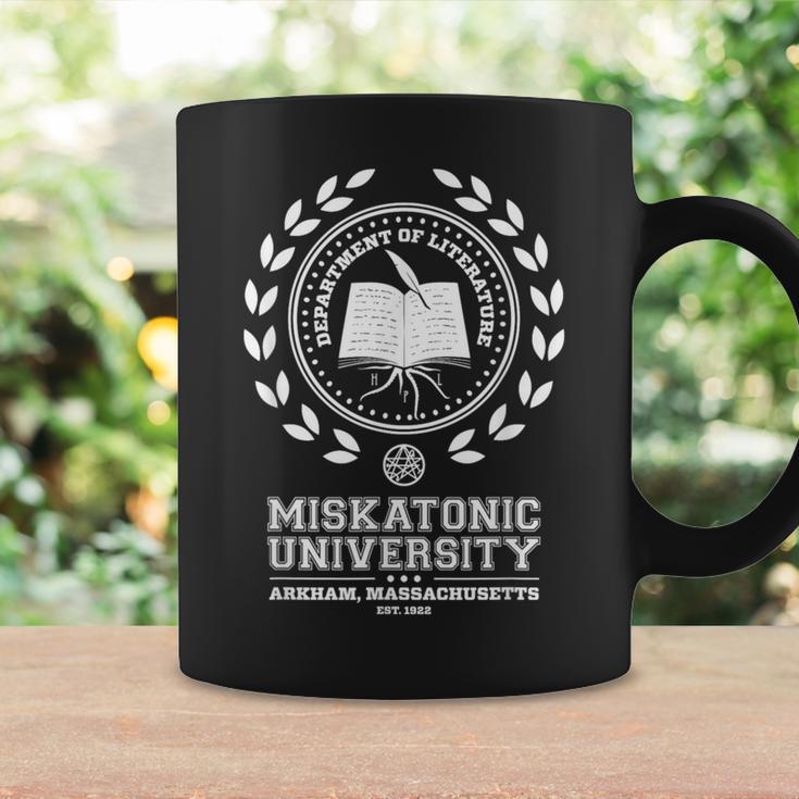 ミスカトニック大学クトゥルフ神話ネクロノミコン Call Of Cthulhu Miskatonic 大学 コーヒーマグ ギフトのアイデア