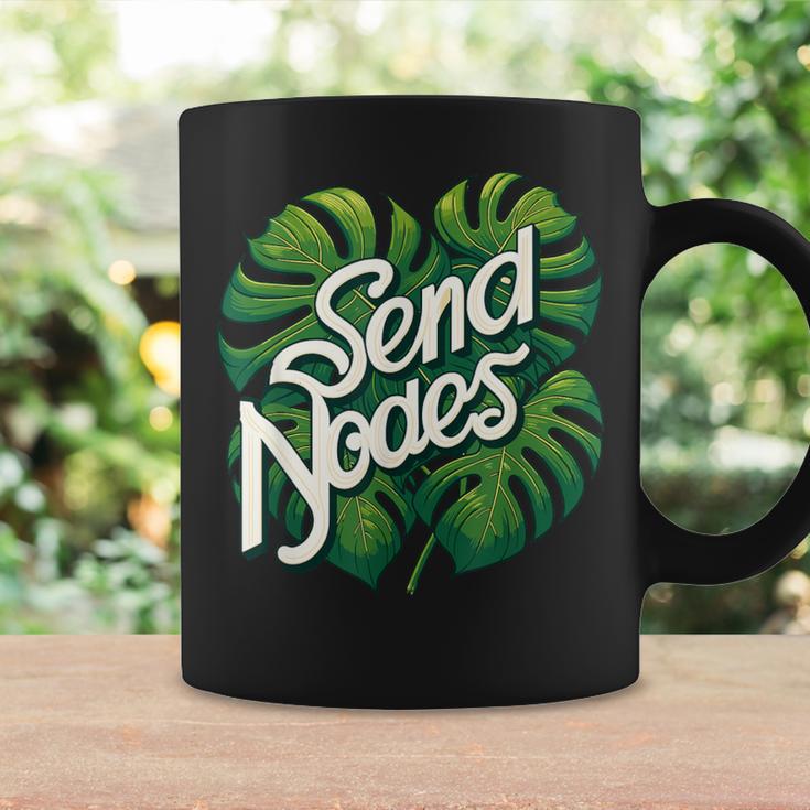 モンステラノード植物愛好家アルボ植物感謝の日を送る コーヒーマグ ギフトのアイデア
