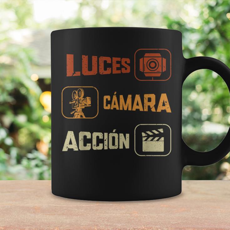 ライツ カメラ アクションシアター 映画制作カメラ コーヒーマグ ギフトのアイデア