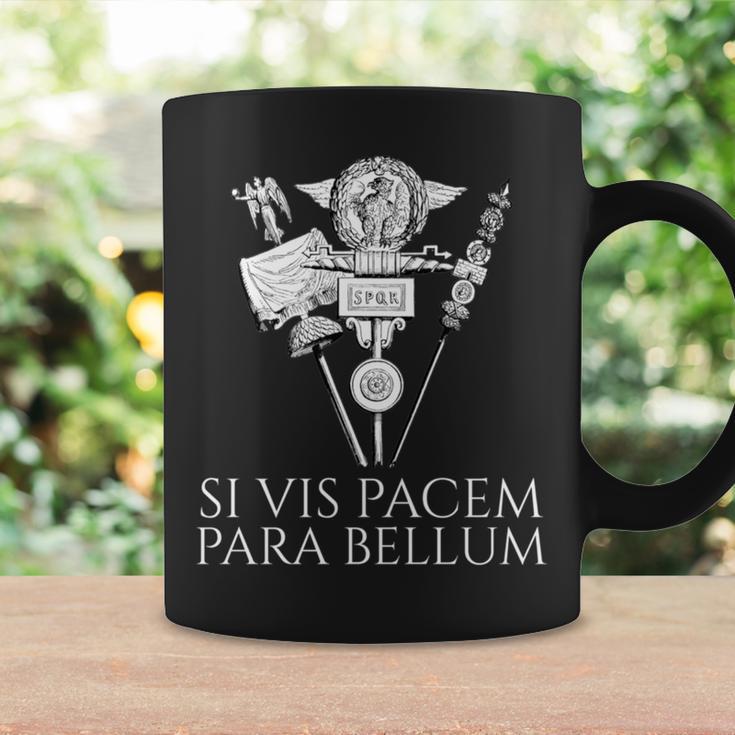 ラテン語の引用句 -Iis Pacem Para Bellum 古代ローマpqr 長袖tシャツ コーヒーマグ ギフトのアイデア