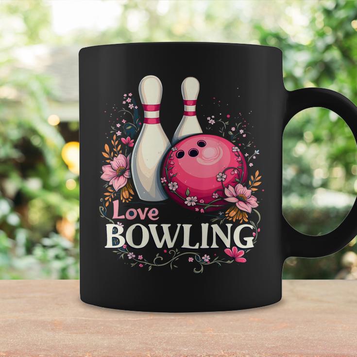 ラブボウリングピンクボール コーヒーマグ ギフトのアイデア