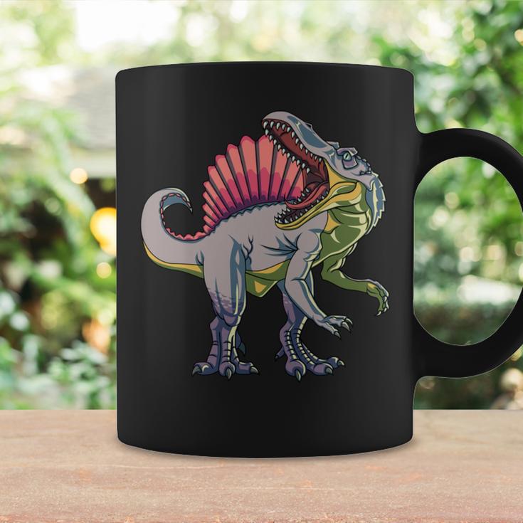 リアルなスピノサウルス 恐竜 先史時代の野生動物 長袖tシャツ コーヒーマグ ギフトのアイデア