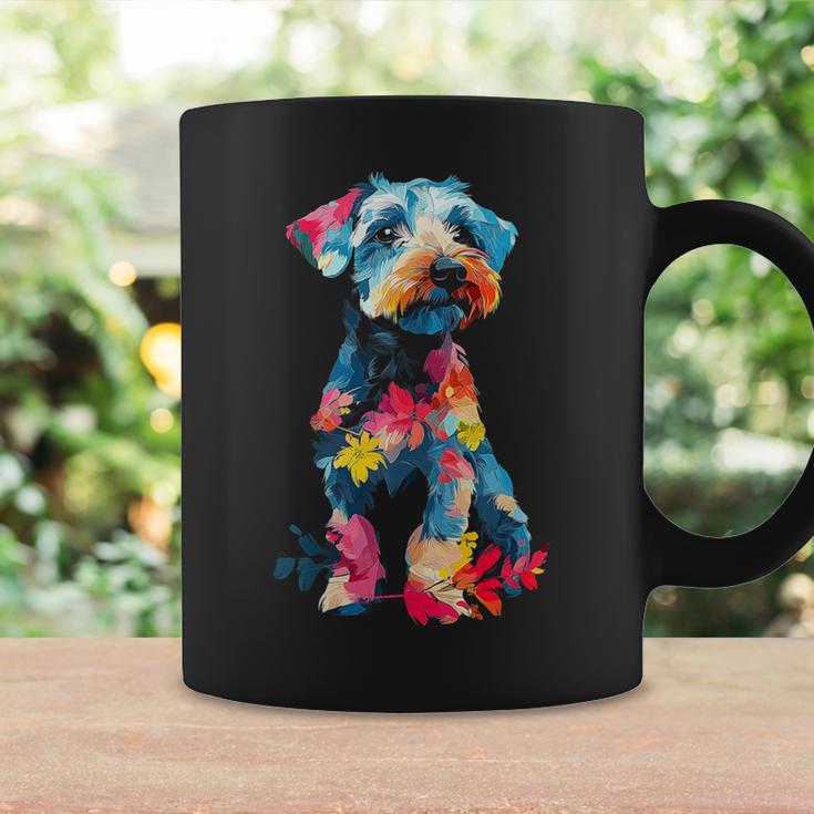 レイクランドテリア 犬 グラフィック ペットアート レイクランドテリア コーヒーマグ ギフトのアイデア