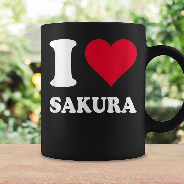 レッドハート I Loveakura コーヒーマグ ギフトのアイデア