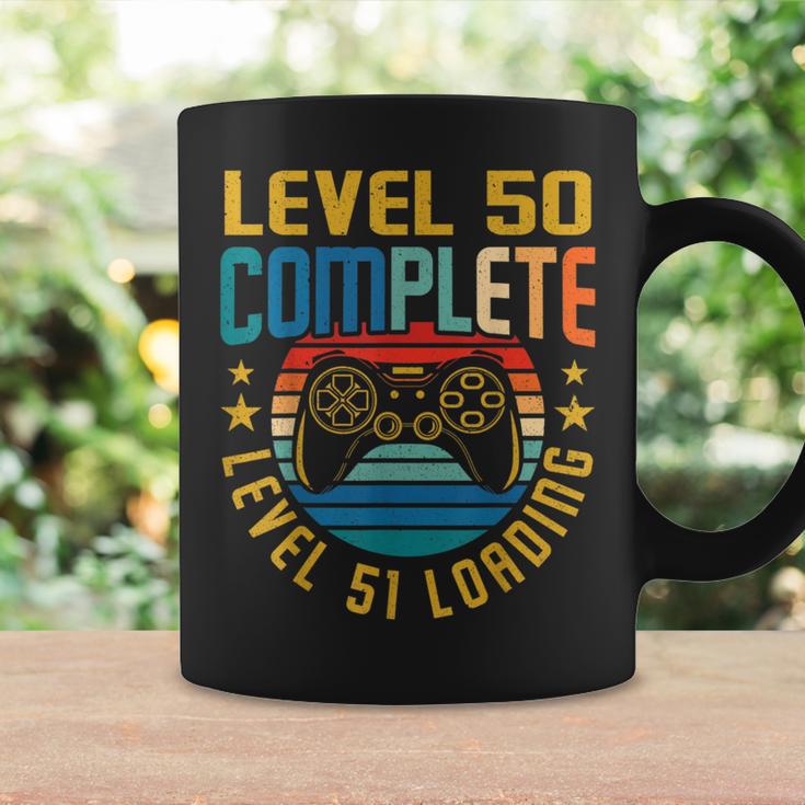 レベル50 コンプリートレベル51 ローディング 50歳の誕生日 ビデオゲーマー コーヒーマグ ギフトのアイデア