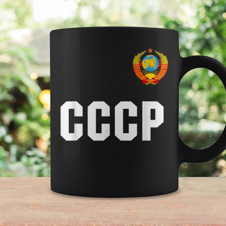 ロシアcccp ソ連ロシアサッカージャージーtシャツ コーヒーマグ ギフトのアイデア