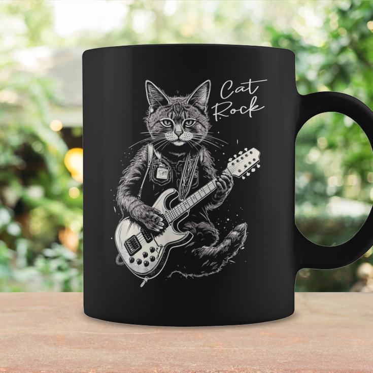 ロック・キャット I ギターを弾く猫 コーヒーマグ ギフトのアイデア