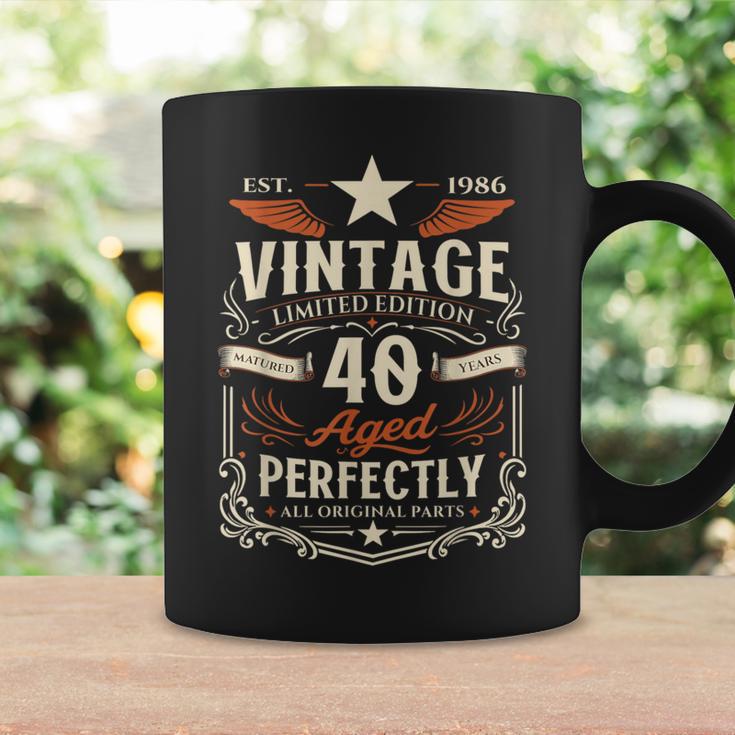 ヴィンテージカー 1986 年 40 歳の誕生日 1986 年のクラシックカー コーヒーマグ ギフトのアイデア