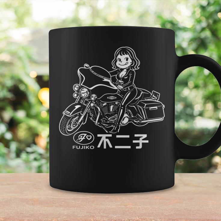 不二子ペコ風 レトロガール バイク Fujiko 日本 アニメ パロディ コーヒーマグ ギフトのアイデア