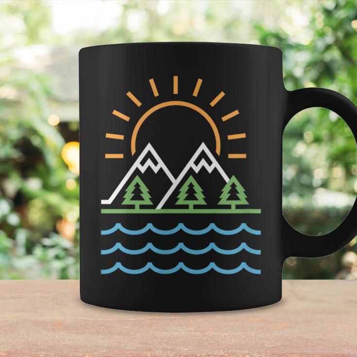 山と海 コーヒーマグ ギフトのアイデア