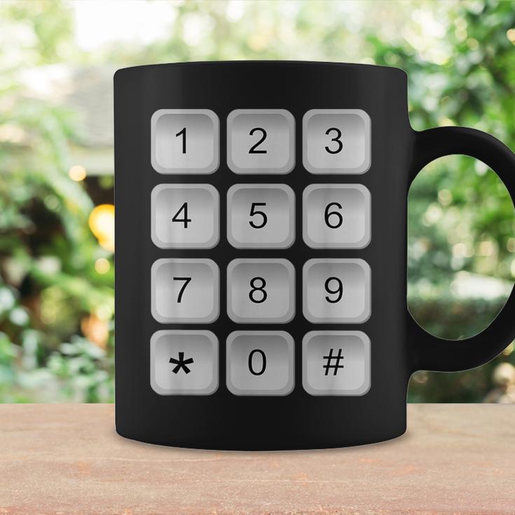 数字キーパッド 電話 番号 セキュリティコード ピンパッド 衣装 コーヒーマグ ギフトのアイデア
