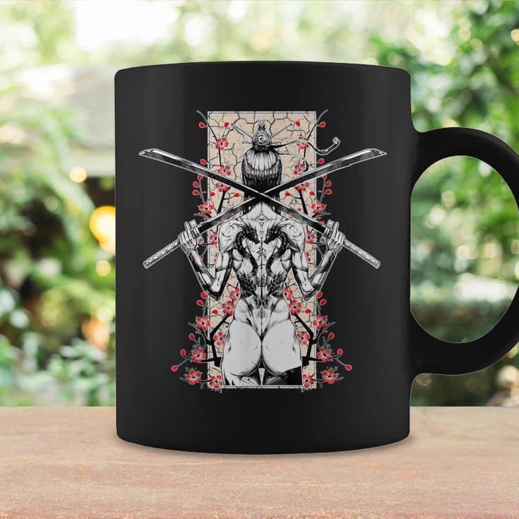 日本のサムライガールとヴィンテージさくら桜ギフト コーヒーマグ ギフトのアイデア