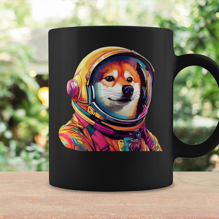 柴犬 面白いtシャツ 犬 宇宙飛行士 かわいい メンズ 子供 おもしろ 服 グッズ ネタ 犬好き コーヒーマグ ギフトのアイデア