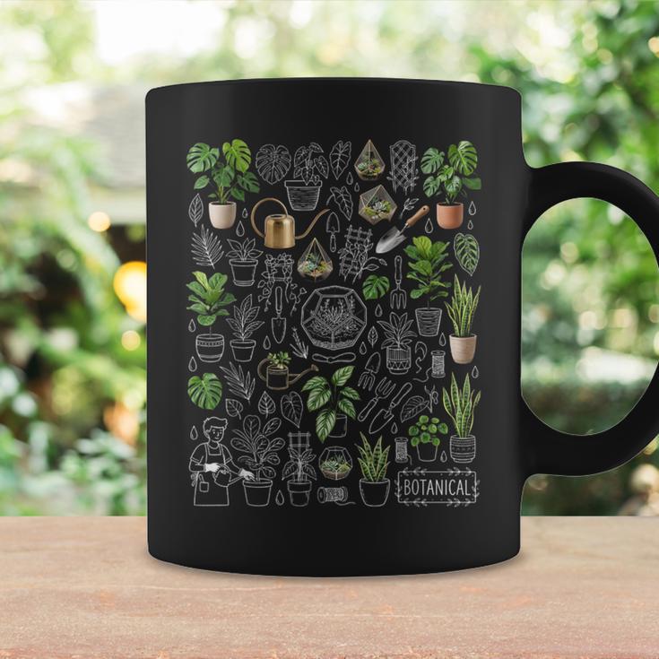 植物愛好家 グラフィック ボタニカル 花 ボタニスト 観葉植物 コーヒーマグ ギフトのアイデア