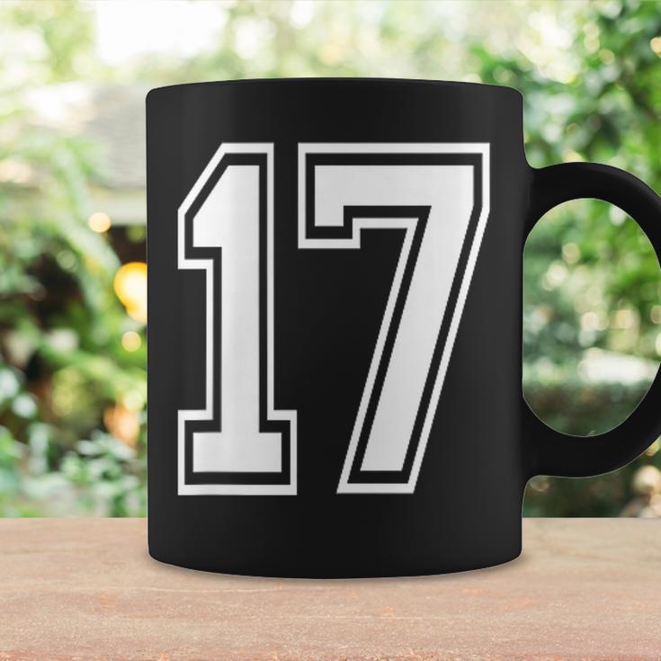 番号17インチ ホワイト コーヒーマグ ギフトのアイデア