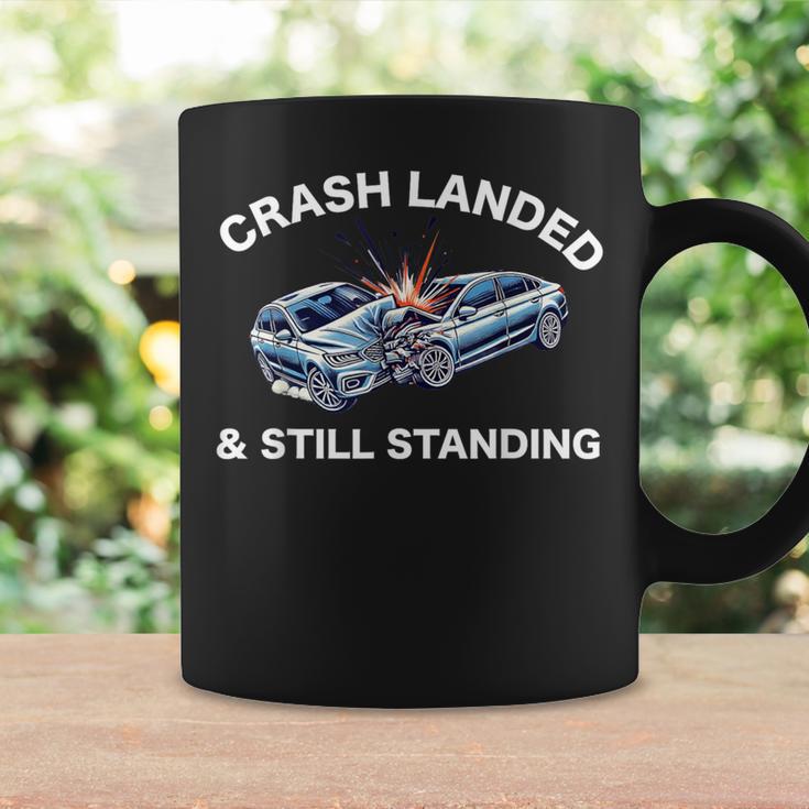 自動車事故サバイバー おもしろい 自動車事故 けが リカバリー コーヒーマグ ギフトのアイデア