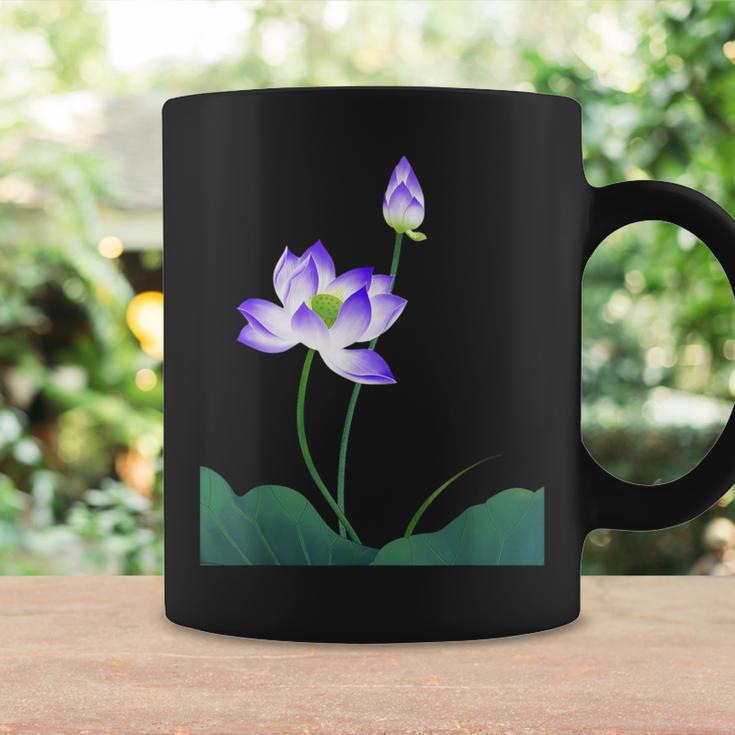 蓮の花シャツ 美しい紫蓮の花 コーヒーマグ ギフトのアイデア