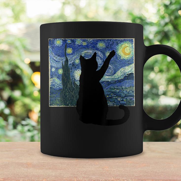 黒猫 星月夜 コーヒーマグ ギフトのアイデア