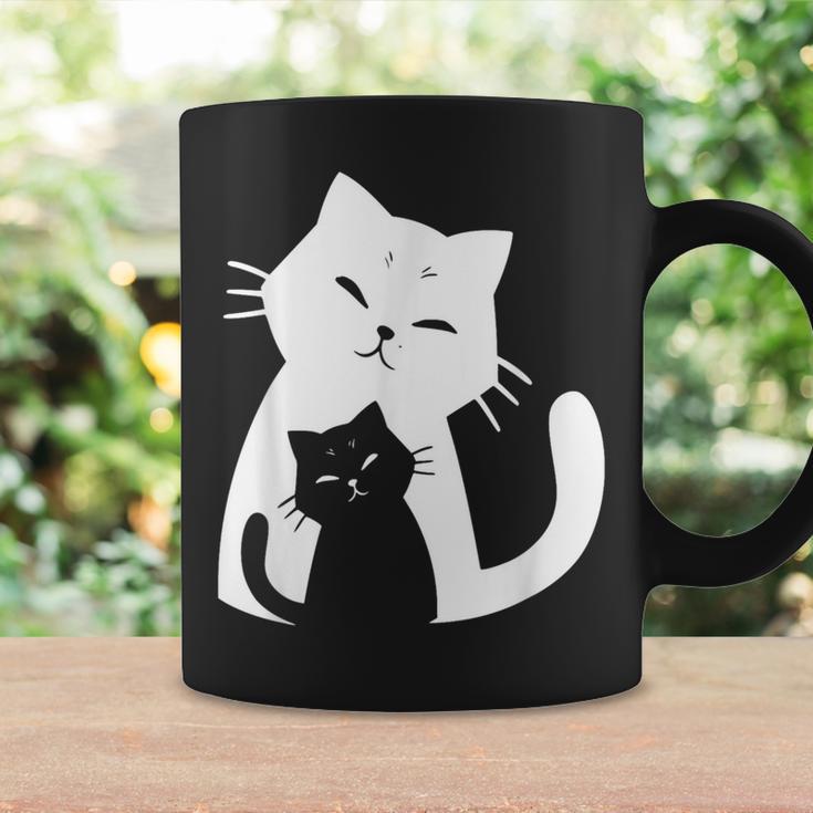 黒猫と白猫 コーヒーマグ ギフトのアイデア