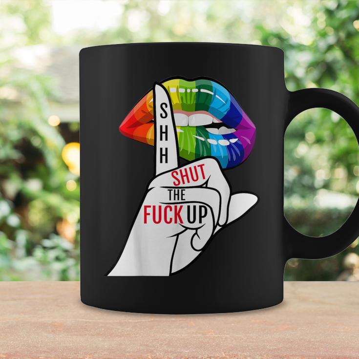 黙ってろよ Lgbtq コーヒーマグ ギフトのアイデア