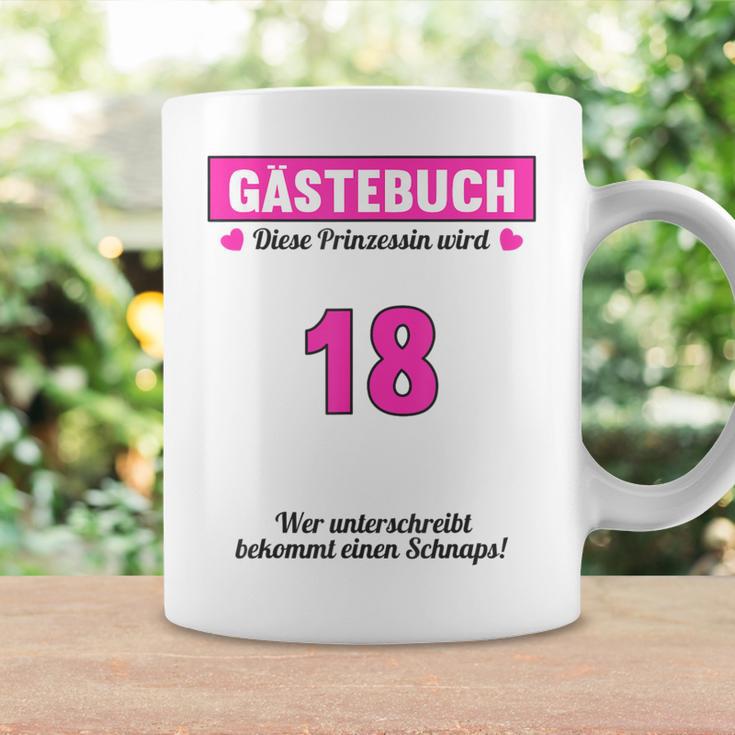 18th Birthday Guest Book Party 18 Years Graphic Print Coffee Mug Gifts ideas