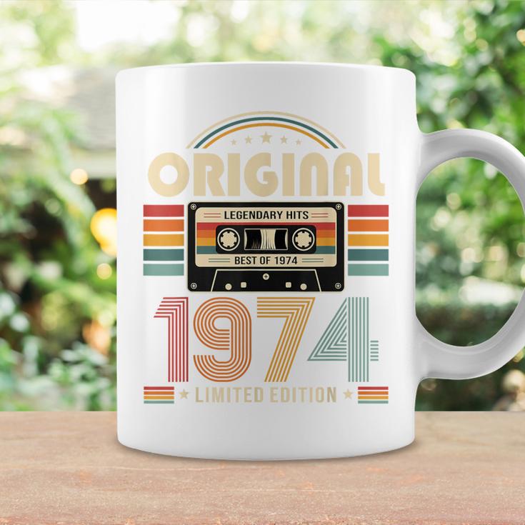 52 歳の誕生日プレゼント男性 1974 年 レトロ ビンテージ テープ コーヒーマグ ギフトのアイデア
