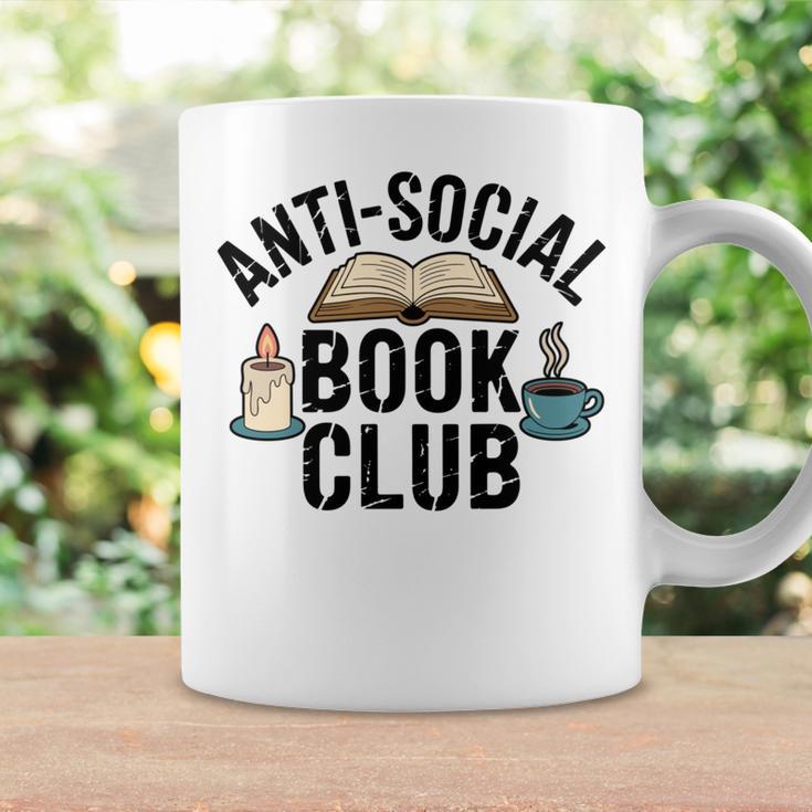 Anti-Social Book Club Booktrovert Bookish Bookworm Graphic Print Coffee Mug Gifts ideas