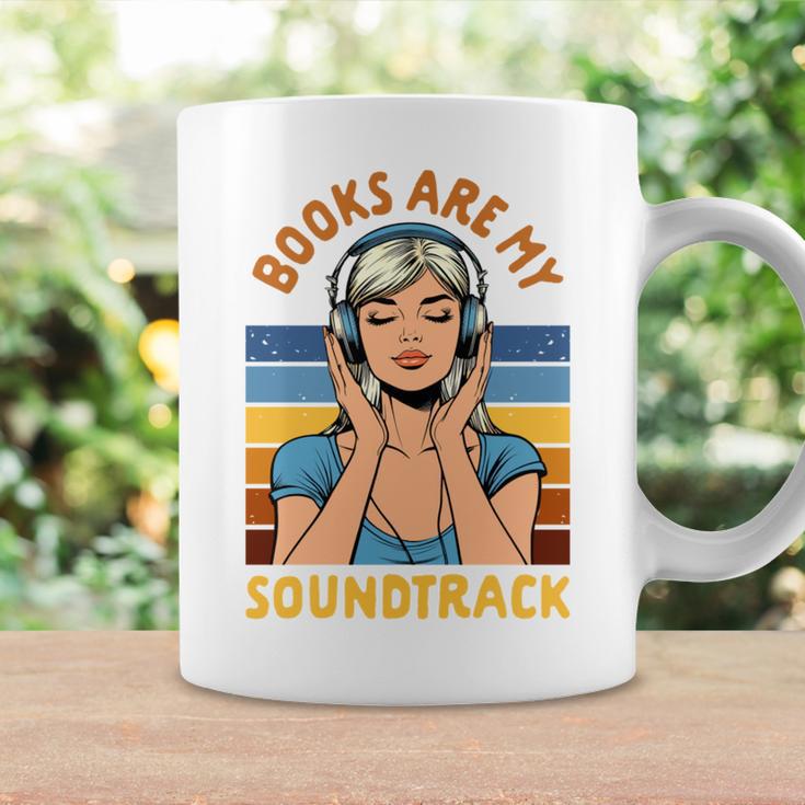 Audiobook Lover Bookish Audiobooked Books Are My Soundtrack Graphic Print Coffee Mug Gifts ideas