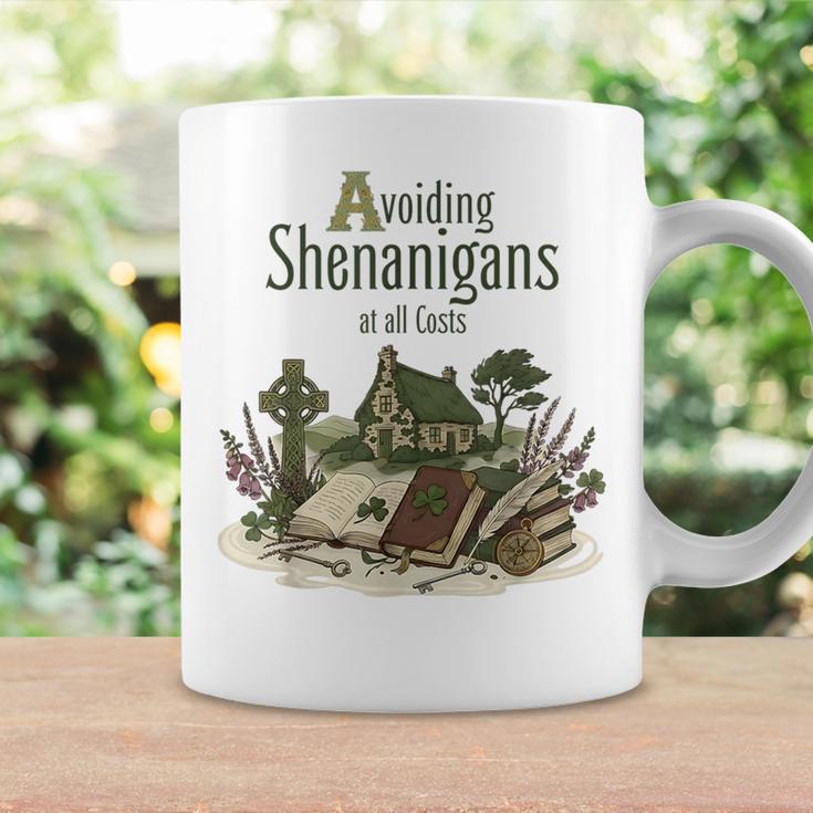 Avoiding Shenanigans Irish St Patricks Day Book Reader Graphic Print Coffee Mug Gifts ideas Avoiding Shenanigans Irish St Patricks Day Book Reader Graphic Print Coffee Mug Gifts ideas