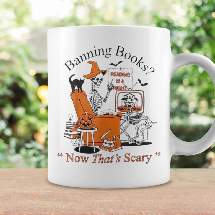 Banning-Books Reading Is A Right Now That’s Scary Halloween Graphic Print Coffee Mug Gifts ideas