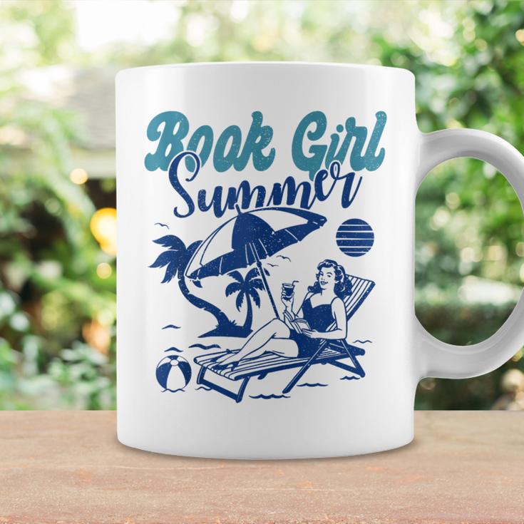 Beach Book Lover Women Girls Book Girl Summer Graphic Print Coffee Mug Gifts ideas
