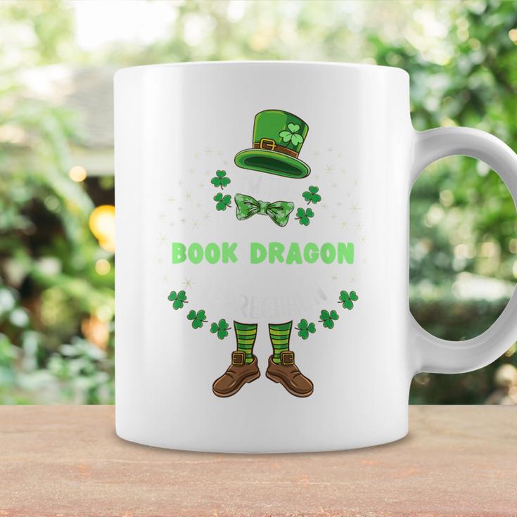 Im The Book Dragon Leprechaun St Patricks Day Graphic Print Coffee Mug Gifts ideas