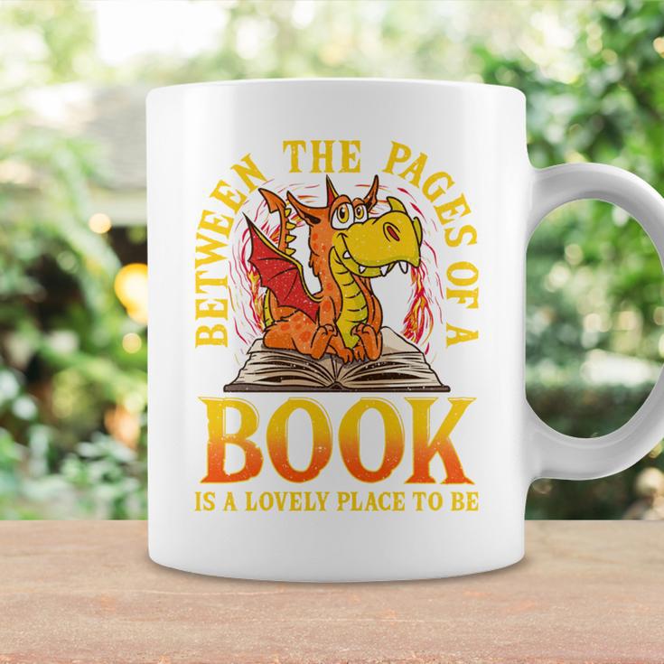 Book Dragon Reader Reading Books Library Literacy Graphic Print Coffee Mug Gifts ideas