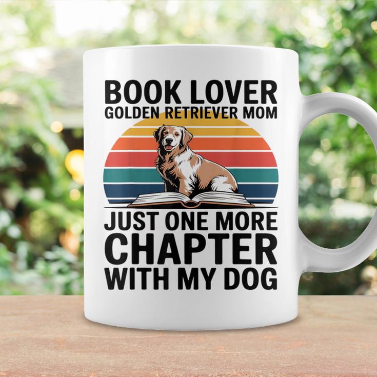 Book Lover Golden Retriever Mom Just One More Chapter Graphic Print Coffee Mug Gifts ideas