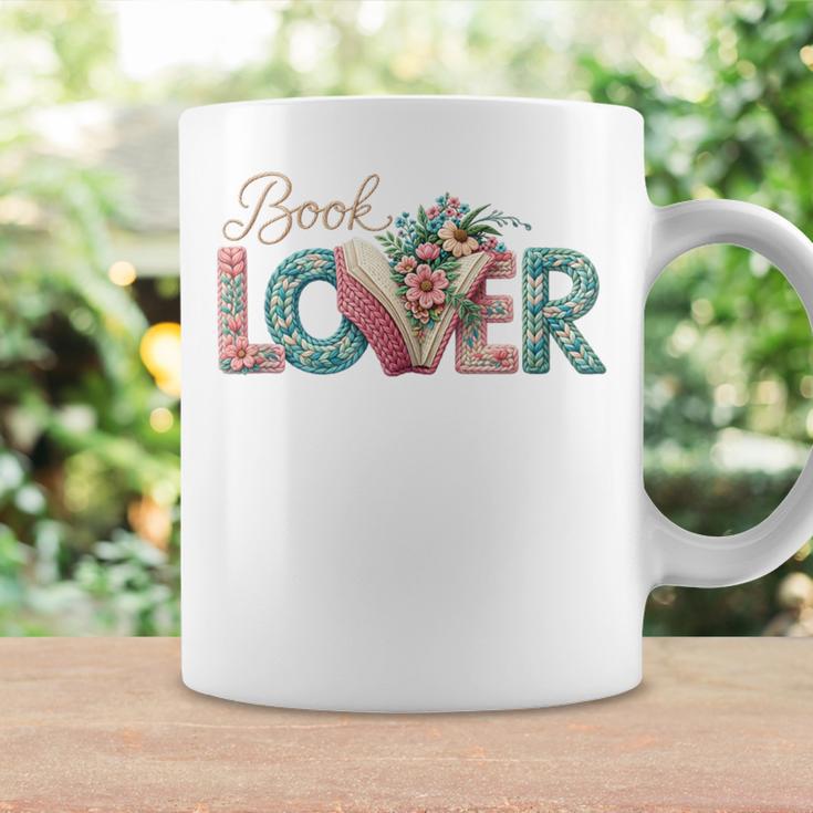 Book Lover Vintage Bookworm Floral Reading Women Girls Graphic Print Coffee Mug Gifts ideas