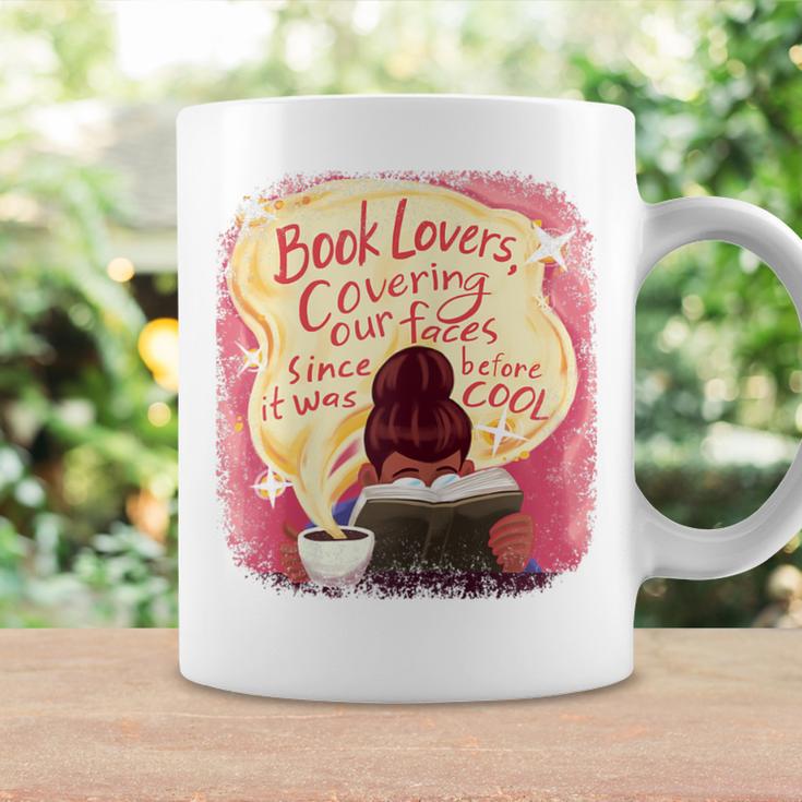 Book Lovers Covering Our Faces Graphic Print Coffee Mug Gifts ideas