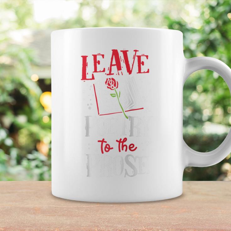 Book Reading Leave Poetry To The Prose Raglan Baseball Tee Graphic Print Coffee Mug Gifts ideas
