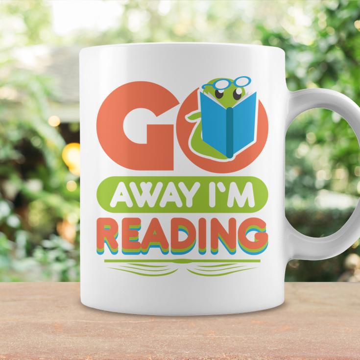 Book Reading Library Go Away Im Reading Graphic Print Coffee Mug Gifts ideas