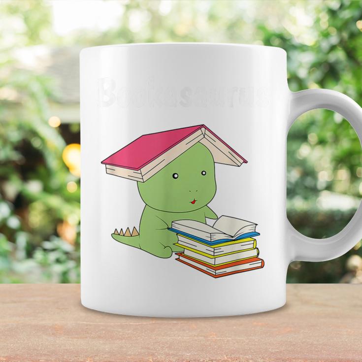 Bookasaurus T-Rex Reading Dinosaur Book PunShirt Graphic Print Coffee Mug Gifts ideas