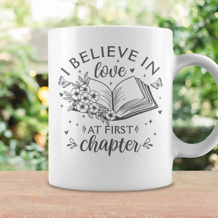 Books I Believe In Love At First Chapter Book Lover Graphic Print Coffee Mug Gifts ideas